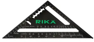 RAFT001 Rika Professional Metric Rafter Square 7" &lpar;177mm&rpar;