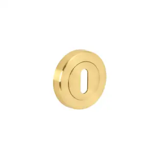 H2151SB - Hunta Standard Keyhole Escutcheon Satin Brass