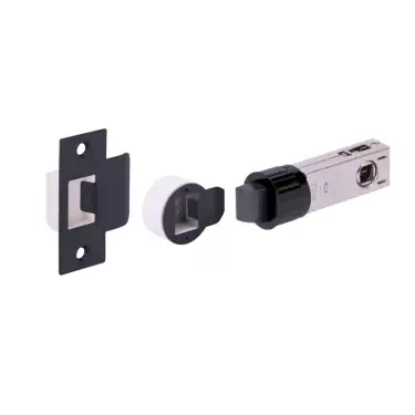 Click Here To Enlarge This Photo Of H1302BM - Hunta Matt Black 76mm Bullet Latch