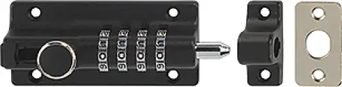 Click Here To Enlarge This Photo Of AR-CB-BLK Hoppe Arrone Combination Locking Bolt &lpar;20mm Throw&rpar; - Black &lpar;50031016&rpar;