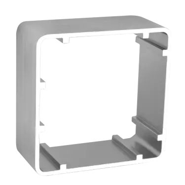 Click Here To Enlarge This Photo Of AS8002 - ASEC 38mm 1 Gang Surface Housing - Stainless Steel