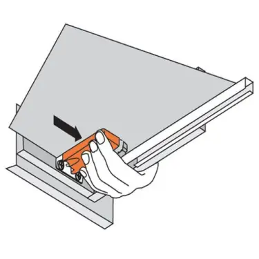 Click Here To Enlarge This Photo Of T51&period;1700&period;04PR BLUM TANDEM Locking Devices &lpar;1x LH &plus; 1x RH&rpar;