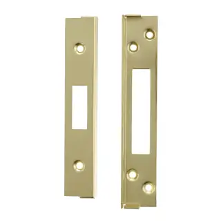 Atlantic - ALKREBD5LKPB 5 Lever Deadlock Rebate Kit - Polished Brass