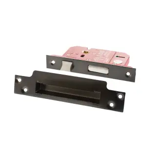 Atlantic - ALKSASH5LK25UDB British Standard 5 Lever Key Sashlock 2&period;5" - Urban Dark Bronze