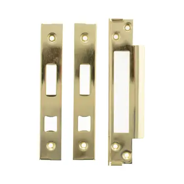 Click Here To Enlarge This Photo Of Atlantic - ALKREBS5LKPB 5 Lever Sashlock Rebate Kit - Polished Brass