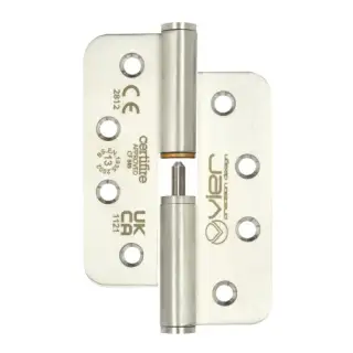 VLH243-13-RH-RS Zoo Hardware Vier Grade 13 CE Fire Rated Lift Off Hinges &lpar;Right Hand&rpar; 102x 76 x 3mm &lpar;Radius&rpar; Satin Stainless Steel