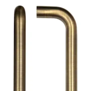 ZCSD300BAB Zoo Hardware 300mm x 19mm Bolt Through 'D' Pull Handle &lpar;Grade 304&rpar; Antique Brass