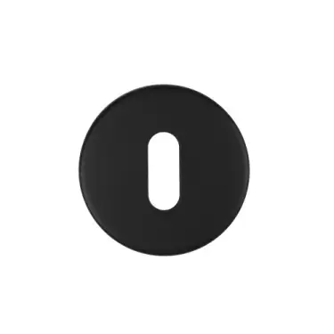 Click Here To Enlarge This Photo Of ZCS2002G3PCB Zoo Hardware Standard Profile Escutcheon - 52mm x 8mm &lpar;Grade 201&rpar; Powder Coated Black