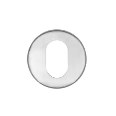 Click Here To Enlarge This Photo Of ZCS2003G36SS Zoo Hardware Oval Profile Escutcheon - 53mm x 6mm &lpar;Grade 201&rpar; Satin Stainless Steel