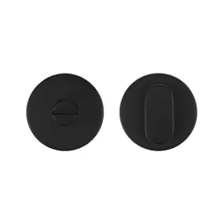 ZCS2005G36PCB Zoo Hardware Peanut Thumbturn and Release - 53mm x 6mm &lpar;Grade 201&rpar; Powder Coated Black