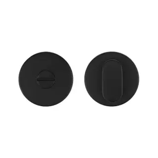 ZCS2005G3PCB Zoo Hardware Peanut Thumbturn and Release - 52mm x 8mm &lpar;Grade 201&rpar; Powder Coated Black