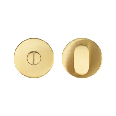 Click Here To Enlarge This Photo Of ZCS2005G3PVDSB Zoo Hardware Peanut Thumbturn and Release - 52mm x 8mm &lpar;Grade 201&rpar; PVD Satin Brass