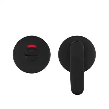 Click Here To Enlarge This Photo Of ZCS2008IG3PCB Zoo Hardware Accessible Peanut Thumbturn and Release with Indicator - 52mm x 8mm &lpar;Grade 201&rpar; Powder Coated Black