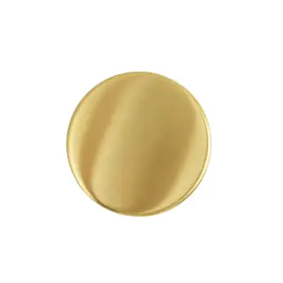 ZCS2000G3PVDSB Zoo Hardware Blank Escutcheon - 52mm x 8mm &lpar;Grade 201&rpar; PVD Satin Brass