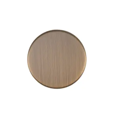 Click Here To Enlarge This Photo Of ZCS2000G3AB Zoo Hardware Blank Escutcheon - 52mm x 8mm &lpar;Grade 201&rpar; Antique Brass