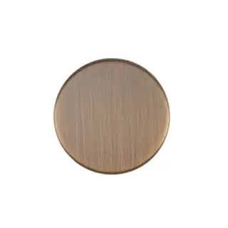 ZCS2000G3AB Zoo Hardware Blank Escutcheon - 52mm x 8mm &lpar;Grade 201&rpar; Antique Brass