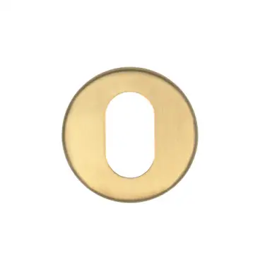 Click Here To Enlarge This Photo Of ZCS2003G3PVDSB Zoo Hardware Oval Profile Escutcheon - 52mm x 8mm &lpar;Grade 201&rpar; PVD Satin Brass