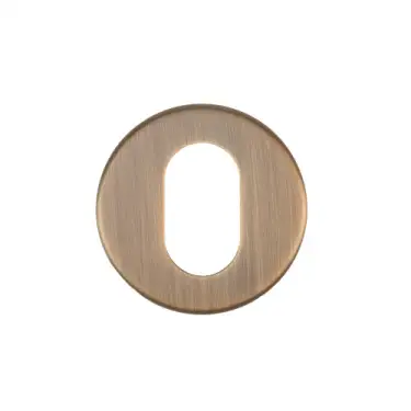 Click Here To Enlarge This Photo Of ZCS2003G3AB Zoo Hardware Oval Profile Escutcheon - 52mm x 8mm &lpar;Grade 201&rpar; Antique Brass
