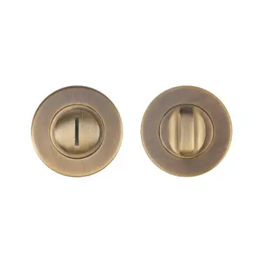 Click Here To Enlarge This Photo Of ZCS2004G3AB Zoo Hardware Thumbturn and Release - 52mm x 8mm &lpar;Grade 201&rpar; Antique Brass