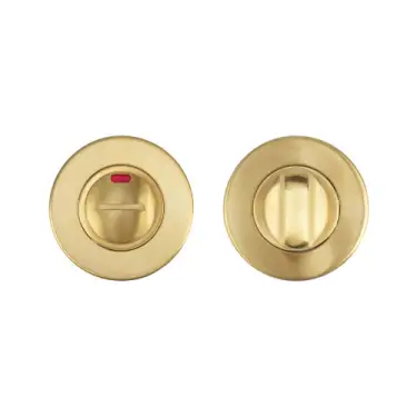 Click Here To Enlarge This Photo Of ZCS2004IG3PVDSB Zoo Hardware Thumbturn and Release with Indicator - 52mm x 8mm &lpar;Grade 201&rpar; PVD Satin Brass