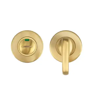 ZCS2006IG3PVDSB Zoo Hardware Accessible Thumbturn and Release with Indicator - 52mm x 8mm &lpar;Grade 201&rpar; PVD Satin Brass