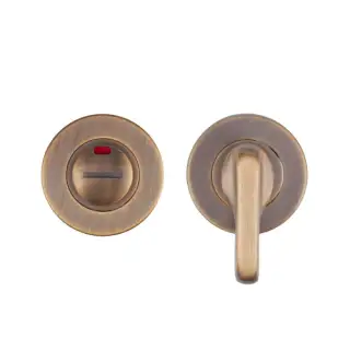 ZCS2006IG3AB Zoo Hardware Accessible Thumbturn and Release with Indicator - 52mm x 8mm &lpar;Grade 201&rpar; Antique Brass