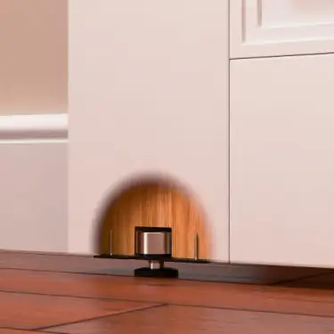 Click Here To Enlarge This Photo Of D&E Concealed Flush Mounted Door Holder With Magnetic Hold Open