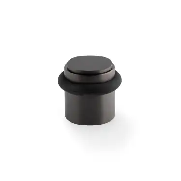 Click Here To Enlarge This Photo Of AW639PDBZPVD - Alexander & Wilks Brunel Plain Floor Mounted Door Stop - Dark Bronze PVD