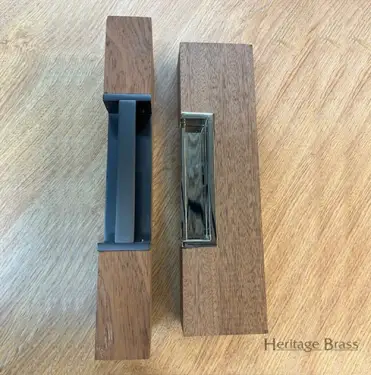 Click Here To Enlarge This Photo Of C1874-AT M&period;Marcus Heritage Brass Sliding Flush Pull Antique Brass finish