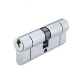 V5EP3050DSCE - Zoo Hardware Vier V5 Euro Profile Double Cylinder 80mm (30/50) Satin Chrome
