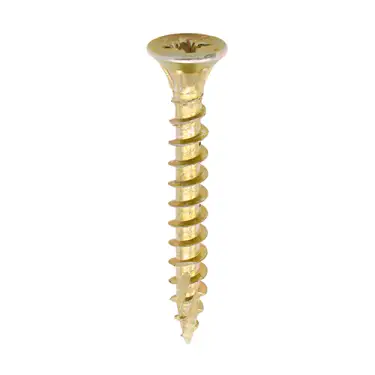Click Here To Enlarge This Photo Of TIMCO C2 Strong-Fix Multi-Purpose Premium Countersunk Gold Woodscrews