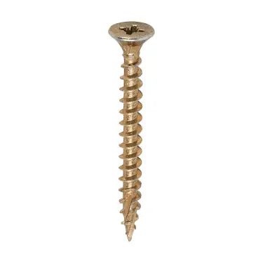 Click Here To Enlarge This Photo Of TIMCO C2 Strong-Fix Multi-Purpose Premium Countersunk Gold Woodscrews