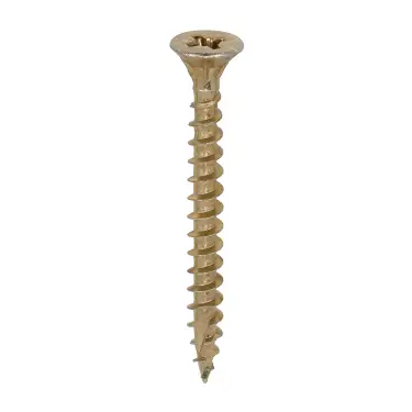 Click Here To Enlarge This Photo Of TIMCO C2 Strong-Fix Multi-Purpose Premium Countersunk Gold Woodscrews