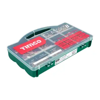 TIMCO Classic Multi-Purpose Countersunk Gold Woodscrews Assorted Case - CLASSICTRAY