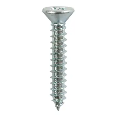 Click Here To Enlarge This Photo Of TIMCO Self-Tapping Countersunk Silver Screws