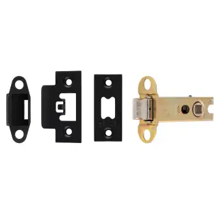TLS5030MB  - Carlisle Brass Easi-T Heavy Duty 76mm Tubular Latch &lpar;Square Corners&rpar; Matt Black
