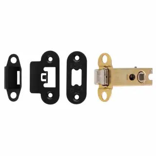 TLS5030MB&sol;R  - Carlisle Brass Easi-T Heavy Duty 76mm Tubular Latch &lpar;Radius Corners&rpar; Matt Black