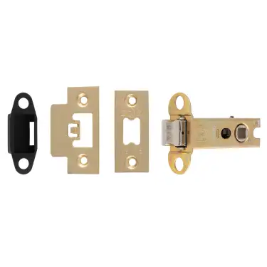 Click Here To Enlarge This Photo Of TLS5030SB  - Carlisle Brass Easi-T Heavy Duty 76mm Tubular Latch &lpar;Square Corners&rpar; Satin Brass