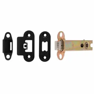 TLS5040MB&sol;R  - Carlisle Brass Easi-T Heavy Duty 102mm Tubular Latch &lpar;Radius Corners&rpar; Matt Black
