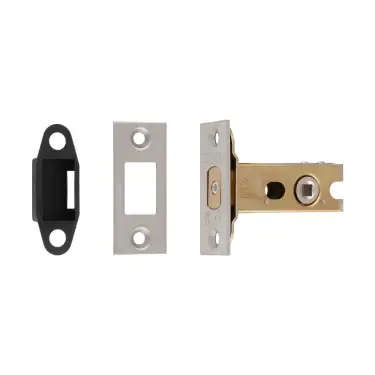 Click Here To Enlarge This Photo Of TLD5025SSS  - Carlisle Brass Easi-T Heavy Duty 64mm Tubular Deadbolt with 5mm Follower &lpar;Square Corners&rpar; Satin Stainless Steel
