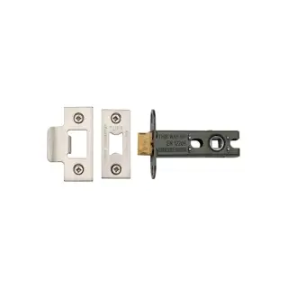 LAL0137-SN&SC M&period;Marcus CE Heavy Duty Tubular Latch 3" Satin Chrome&sol;Nickel Finish