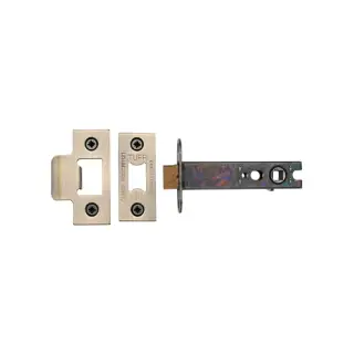LAL0138-AT M&period;Marcus CE Heavy Duty Tubular Latch 4" Antique Brass Finish