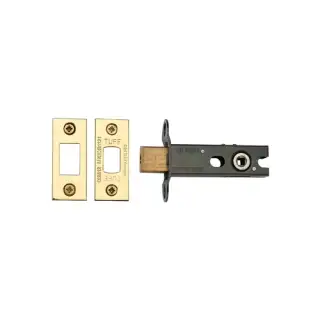 LAL0276-PB M&period;Marcus CE Tubular Deadbolt 3" Polished Brass Finish