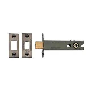 LAL0277-MB M&period;Marcus CE Tubular Deadbolt 4" Matt Bronze Finish
