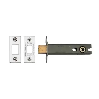 LAL0277-PC&PN M&period;Marcus CE Tubular Deadbolt 4" Polished Chrome&sol;Nickel Finish