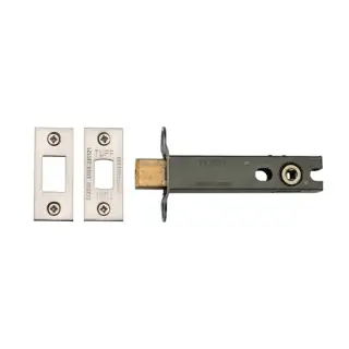 LAL0277-SN&SC M&period;Marcus CE Tubular Deadbolt 4" Satin Chrome&sol;Nickel Finish