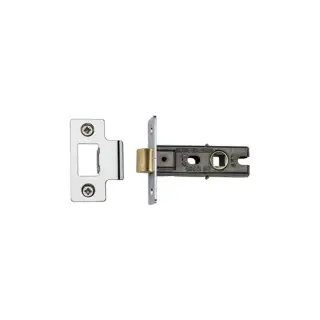 LAL0081-PC&PN M&period;Marcus CE Tubular Latch 2&period;5" Polished Chrome&sol;Nickel Finish