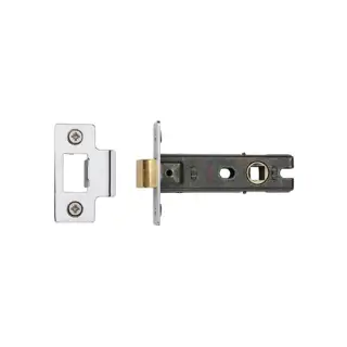 LAL0082-PC&PN M&period;Marcus CE Tubular Latch 3" Polished Chrome&sol;Nickel Finish