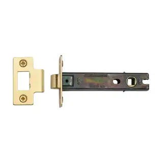 LAL0083-SB M&period;Marcus CE Tubular Latch 4" Satin Brass Finish