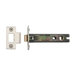 LAL0083-SN&SC M&period;Marcus CE Tubular Latch 4" Satin Chrome&sol;Nickel Finish